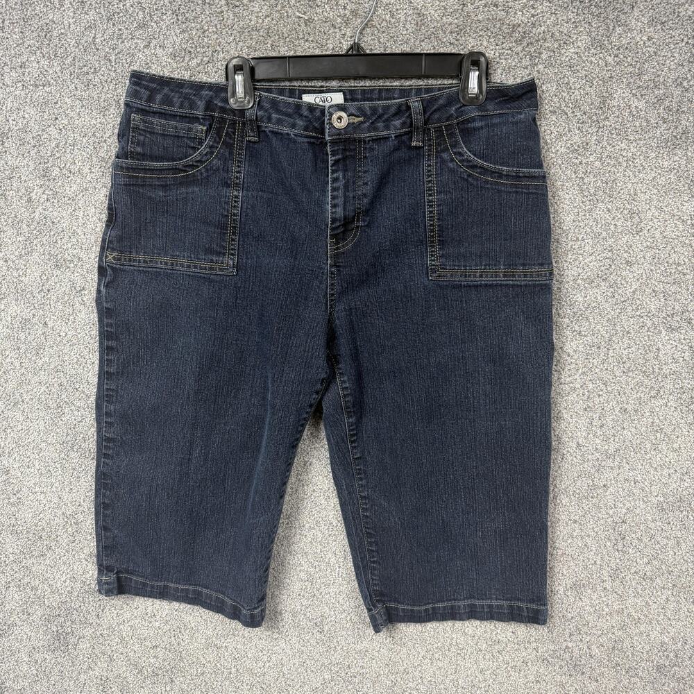 Cato Bermuda Shorts Womens 16 36x15.5 Coastal Grandmacore Americana Momcore